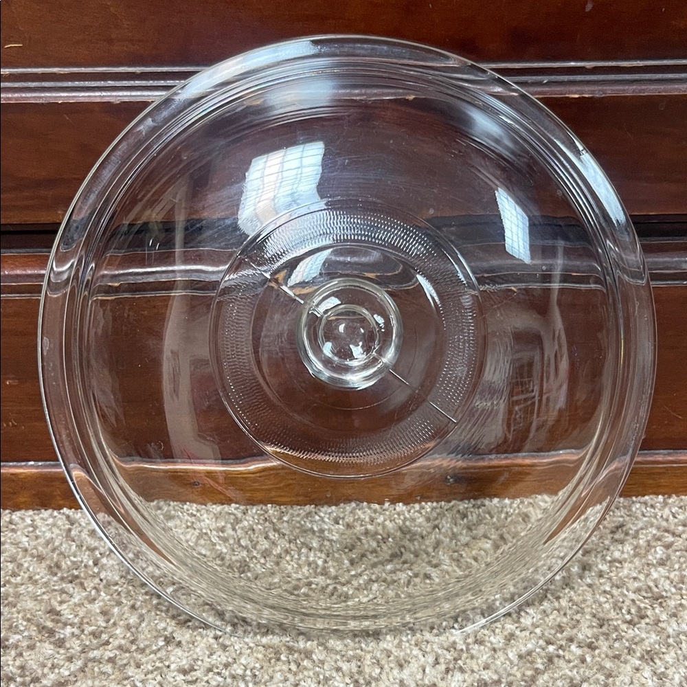 Vintage Clear Glass Lid